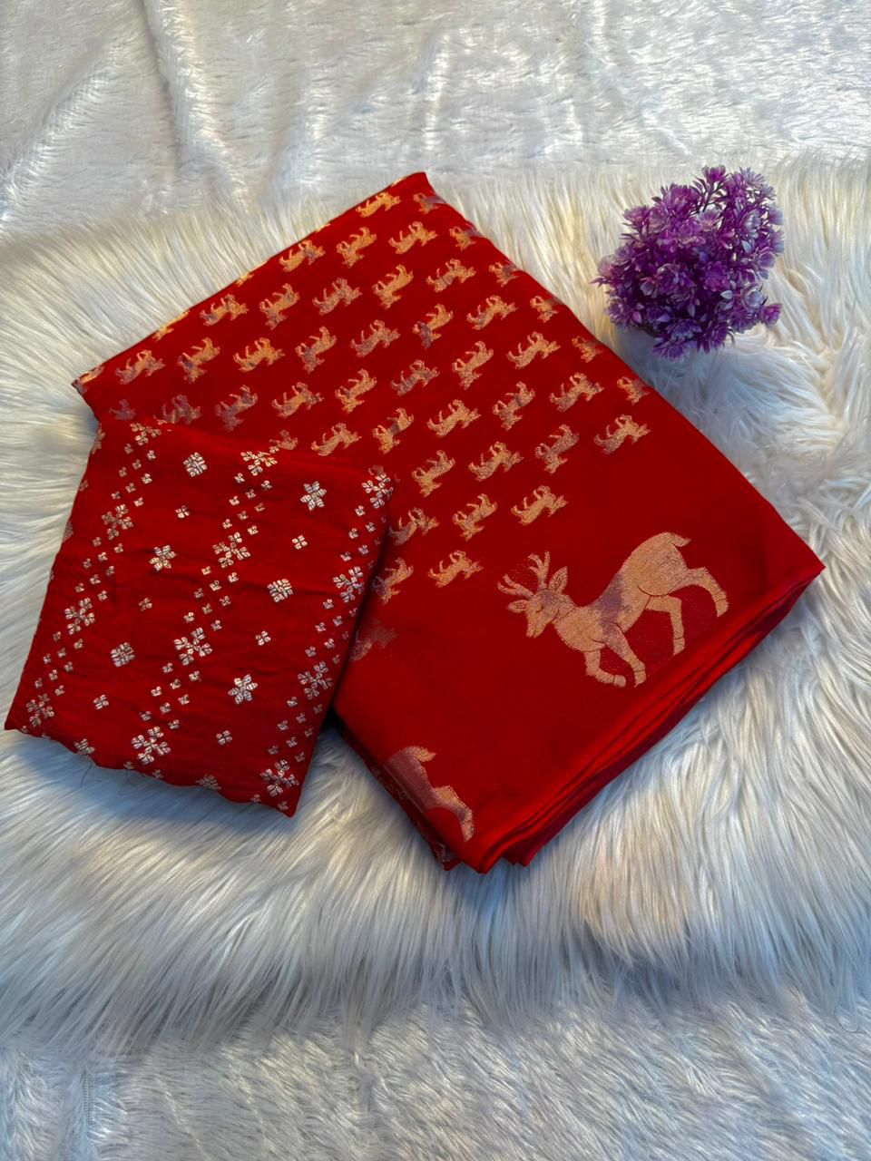 Dola Crepe Silk Saree